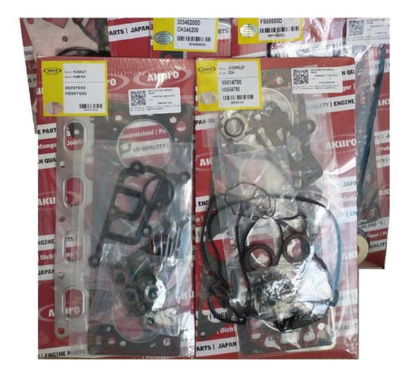 Juego De Juntas Chrysler Cherokee 4.0 6cil Motor 242 0 Juego De Juntas Chrysler Cherokee 4.0 6cil Motor 242 0