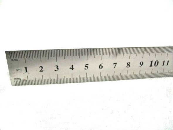 Regla Pie Metalico 30 Cm Acero Inoxidable Zona Obelisco 0