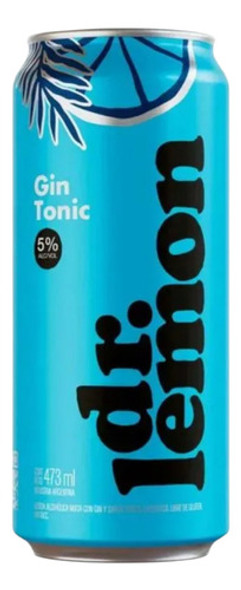 Dr.lemon Gin Tonic En Lata De 473ml, Pack  10u 0