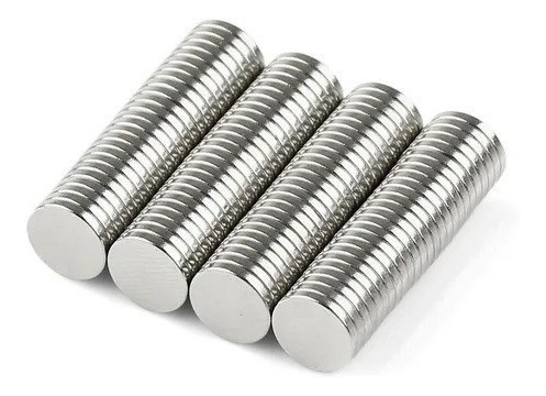 Imán Neodimio Circular X 100  Super Potencia 7 X 1 Mm Mcentr 1