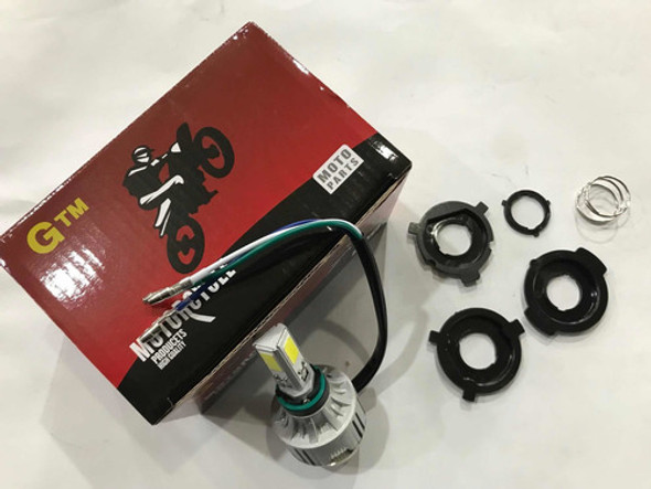 Lámpara Delantera Led Con Ventilación Para Moto - Universal 0 Lámpara Delantera Led Con Ventilación Para Moto - Universal 0