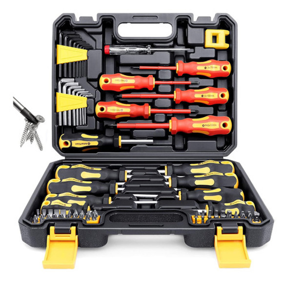 Set D/destornilladores Amartisan 72 Piezas C/estuche - Ne... 0