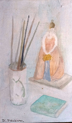 Figuras, Oleo De Virgilio Vallini 0