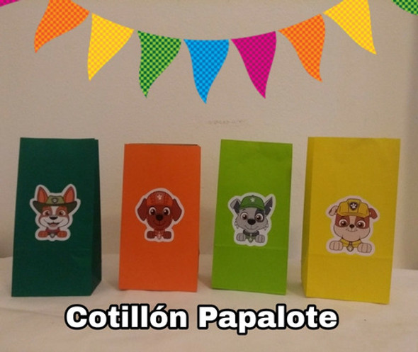 Bolsa X10 Paw Patrol Patrulla Canina Candy Bar Souvenir 1