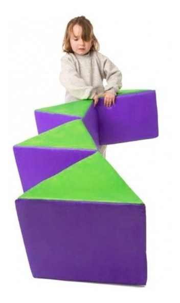 Set De Psicomotricidad De Goma Espuma  4 Rampas Lmr 0