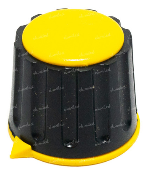 4 Perillas Potenciometro 23x20mm Eje Estriado 6mm Amarilla 0 4 Perillas Potenciometro 23x20mm Eje Estriado 6mm Amarilla 0