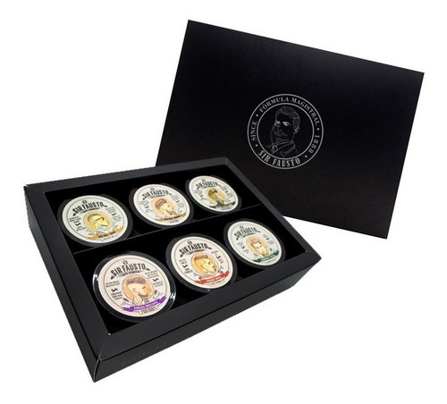Sir Fausto Ceras Para Pelo Pomadas Set Kit Barber Barberia 0
