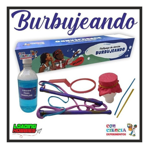 Juego Burbujeando Crea Tus Burbujas Gigantes Ciencia Niños 1