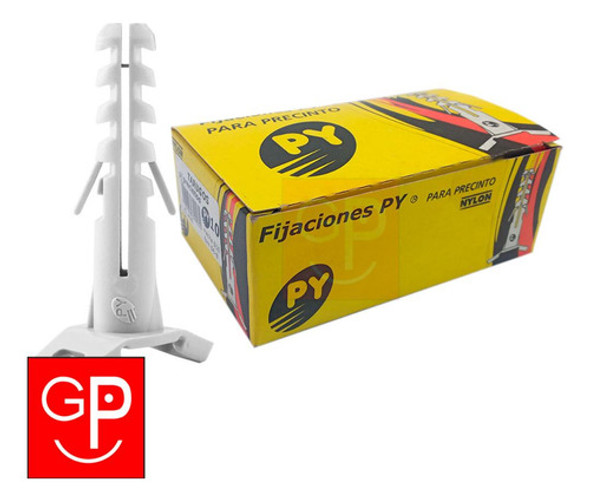 Tarugos Tacos Para Precinto Py Nº 10 X 25 Unid. En Caja G P 1