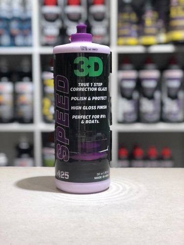 Hd Speed 1 Lts Pulidor Abrillantado Tratamiento 3d Detailing 1