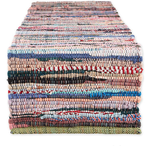 Dii 100% Cotton Everyday Máquina Lavable Chindi Rag Table Ru 0