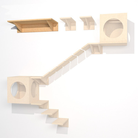 Estante Cama Colgante Para Gato. Circuito Gimnasio Trepador 1