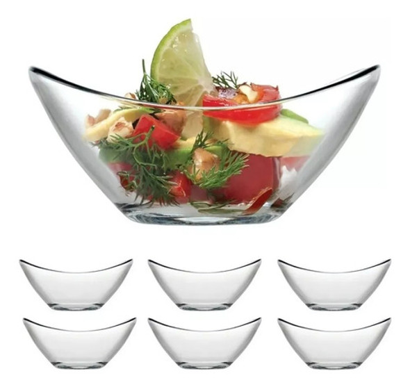 Compoteras Dip Gastroboutique Doble Pico Vidrio 10 Cm G 0