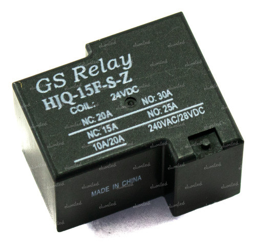 10 Reles Hjq-15f-s-z Bobina 24v 20a 240v 1 Inversor 0