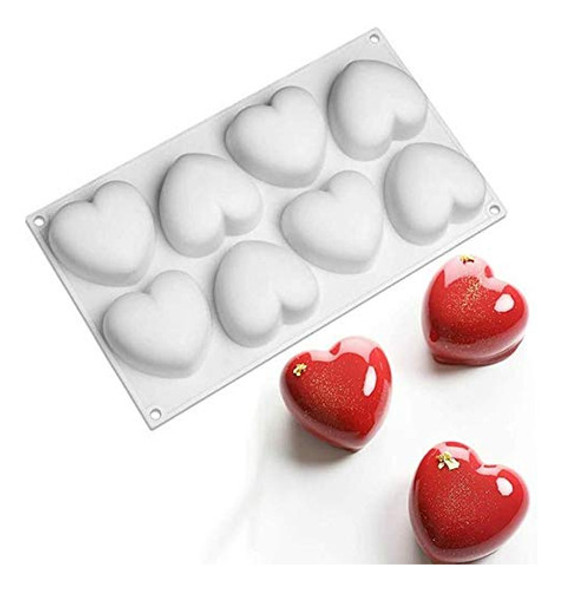 Moldes De Chocolate Con Forma De Corazón, Mousse De Silicona 0 Moldes De Chocolate Con Forma De Corazón, Mousse De Silicona 0