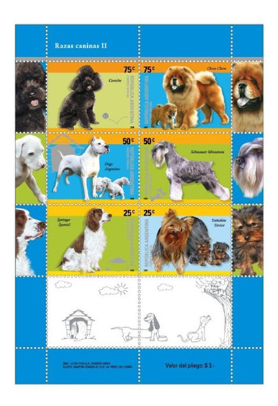 Argentina 2006 Hb Razas Caninas 2. Gj Hb 171 0