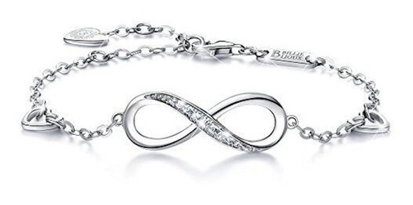 Billie Bijoux Para Mujer 925 Sterling Silver Infinity Love L 0