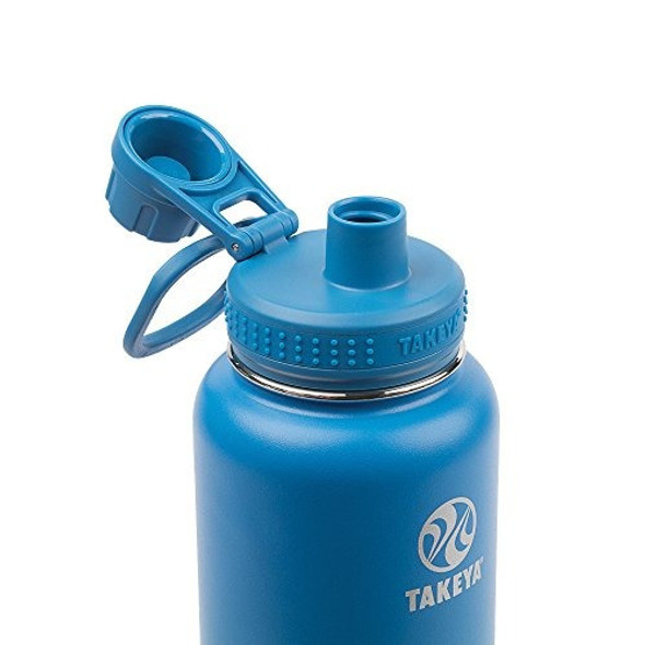Takeya Actives Botella Agua Acero Inoxidable 40oz Safiro 1