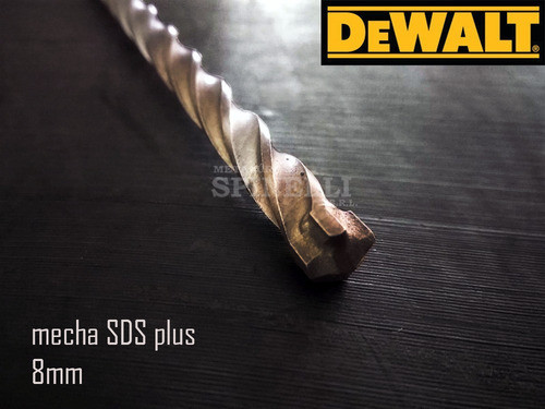 Mecha Dewalt 8mm Sds Plus Xlr Rotomartillo Hormigon Metal 1