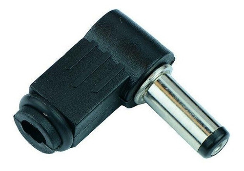 Ficha Dc Hueco 5,5 X 2,1 X 14 Mm Plug Macho 90° 10 Unidades 0
