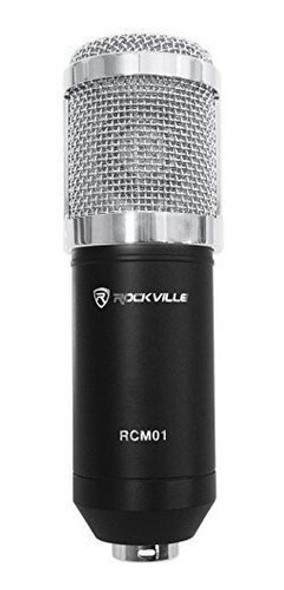 Rockville Pro Studio Microfono Condensador De Grabacion Y So 1