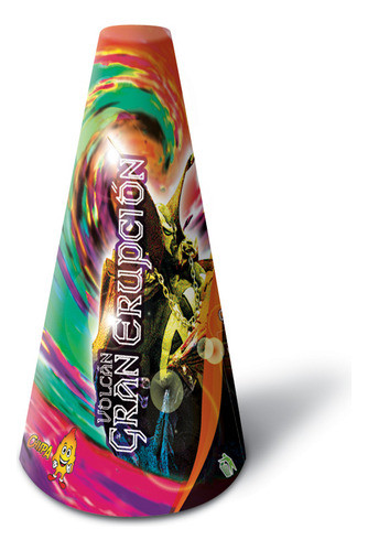 Volcan Gran Erupcion - Fuegos Artificiales Chispa 0