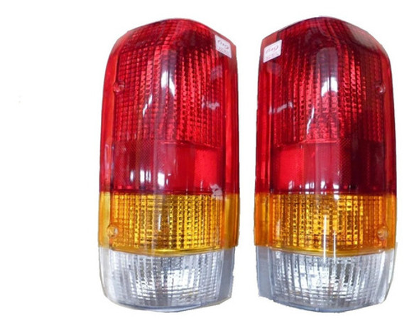 Juego X2 Faro Trasero Tricolor Completo Ford F-100 92/98 Fal 0 Juego X2 Faro Trasero Tricolor Completo Ford F-100 92/98 Fal 0