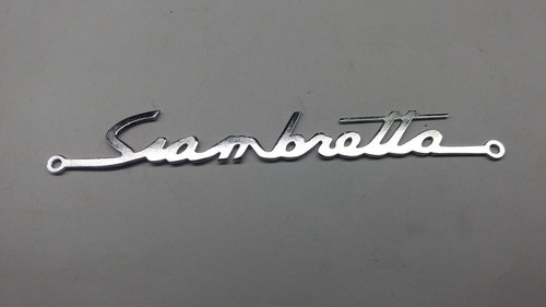 Insignia Siambretta Cromada Para Ld 125 O Std 125 1