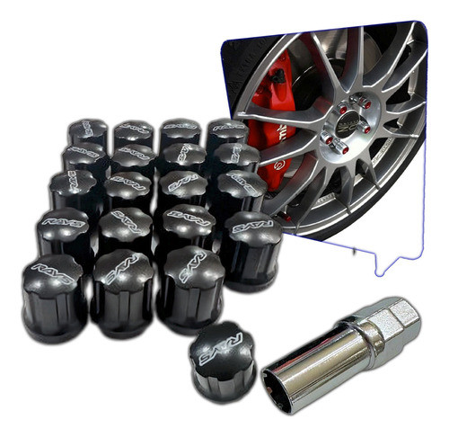 Tuercas Antirrobo Tuning X20 12x1.25 Subaru Nissan Suzuki 0