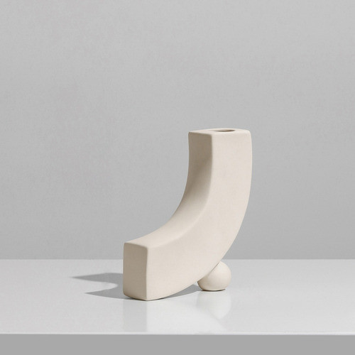 Florero Adorno Delicado Moderno Ceramica Con Pata Estilo 1