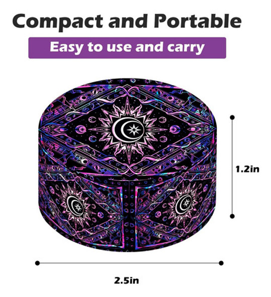 Molino De Especias De 7,62 Cm, Patrón Púrpura Lunar 1