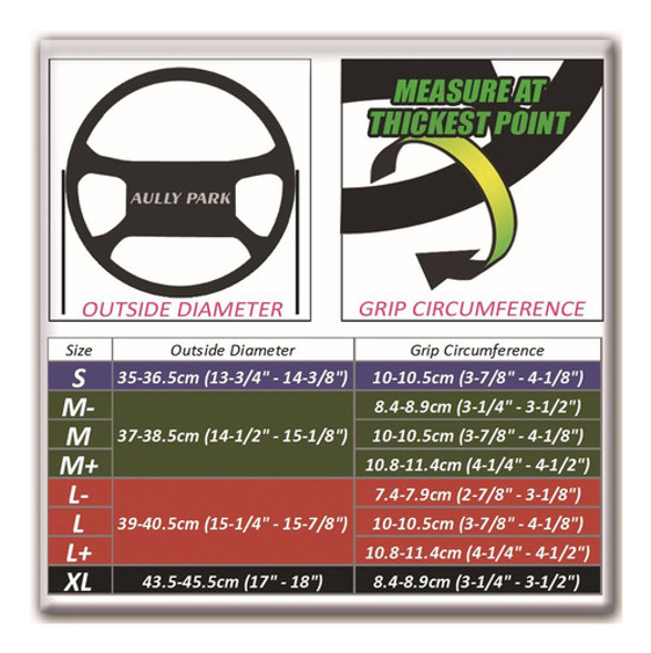 Aully Park Cubierta Universal Volante Camión Tamaño M+ 1