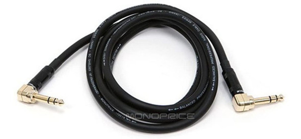 Cable Trs 1/4  De Angulo Recto Monoprice De 6 Pies De 16 ... 1