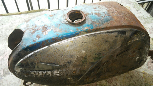 Tanque Cromado Original Kawasaki Ideal Moto Cafe Raicer 0