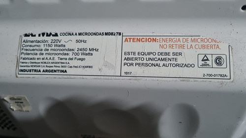Microondas Atma - 30 Lts Funciona Sin Problemas 1