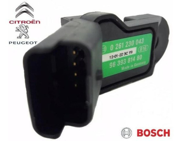 Sensor Presion Map Peugeot 408 1.6 16v, Original Bosch 1 Sensor Presion Map Peugeot 408 1.6 16v, Original Bosch 1