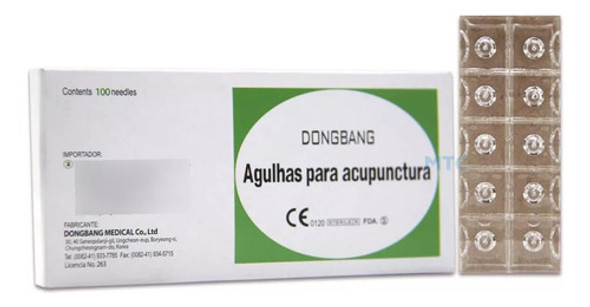 Auriculoterapia: Chinchetas Caja De 100 Agujas ** Oferta 0