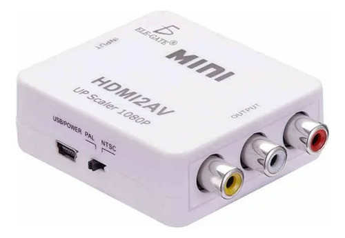 Adaptador Convertidor Hdmi A Rca Av Audio Video Conversor Tv 0