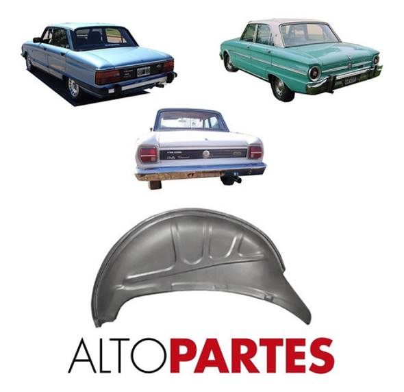 Pasarrueda Trasero Exterior Ford Falcon Izquierdo 0 Pasarrueda Trasero Exterior Ford Falcon Izquierdo 0