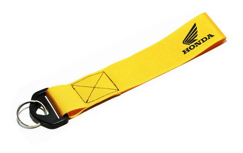 Llavero Cinta Motos 015 - Amarillo - Honda 0