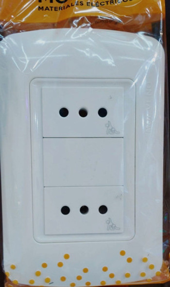 Plaqueta Atenea Con 2 Tomas  Molveno Contactoelectricidad 0 Plaqueta Atenea Con 2 Tomas  Molveno Contactoelectricidad 0