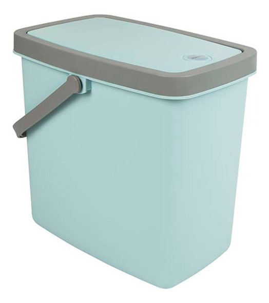 Papelera Con Tapa Push 6 Lts. Mor Colores Surtidos 0