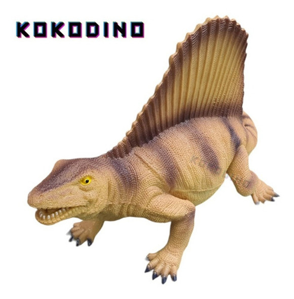 Dimetrodon Dinosaurio Dino Carnivoro Permico Juguete Goma 0