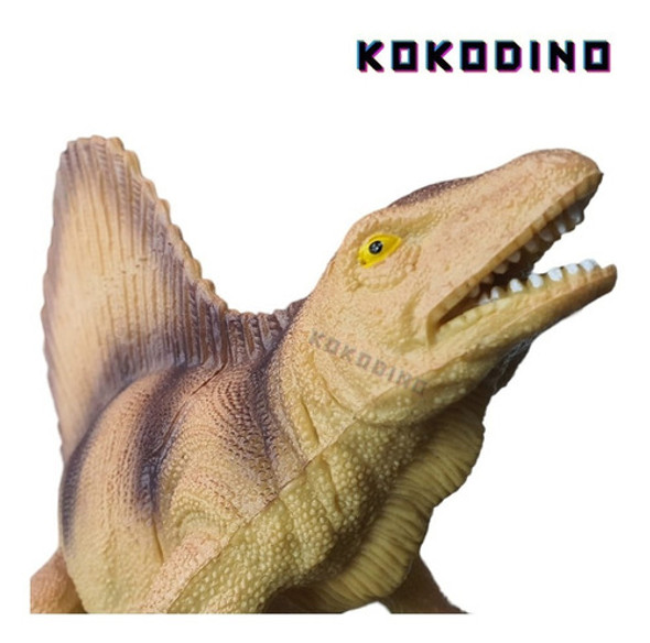 Dimetrodon Dinosaurio Dino Carnivoro Permico Juguete Goma 1