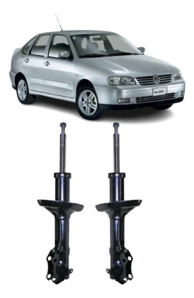 Kit X2 Amortiguador Delantero Vw Polo Año 2006 0