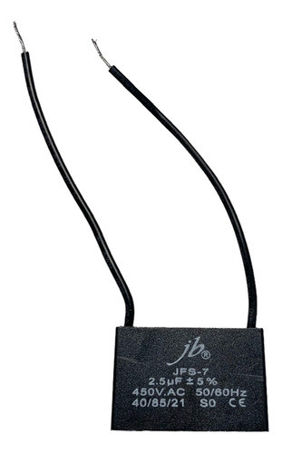 Capacitor Ventilador Aire Acondicionado 2,5uf X 450v ( Jb ) 0