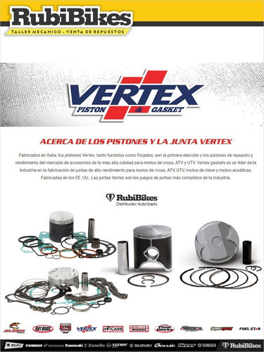 Pistón Para Ktm Sx 250f (75.98). Vertex Italy 1