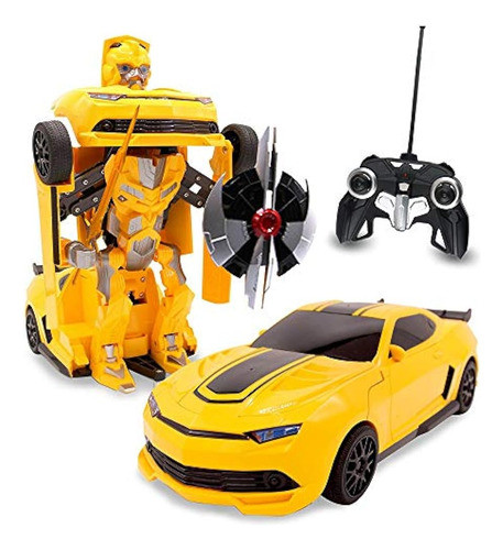 Robot De Transformación De Juguete Rc Control Remoto (27 Mhz 0