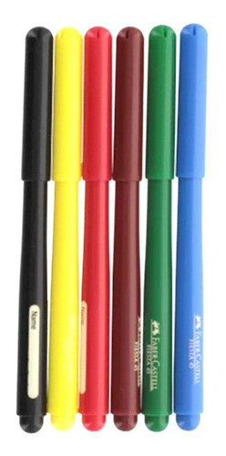Marcadores Faber Castell Fiesta X6 Unidades 1