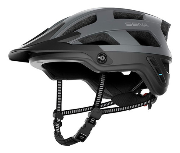 Sena Adult M1 (2021) Casco De Bicicleta De Montaña, Gris Mat 0